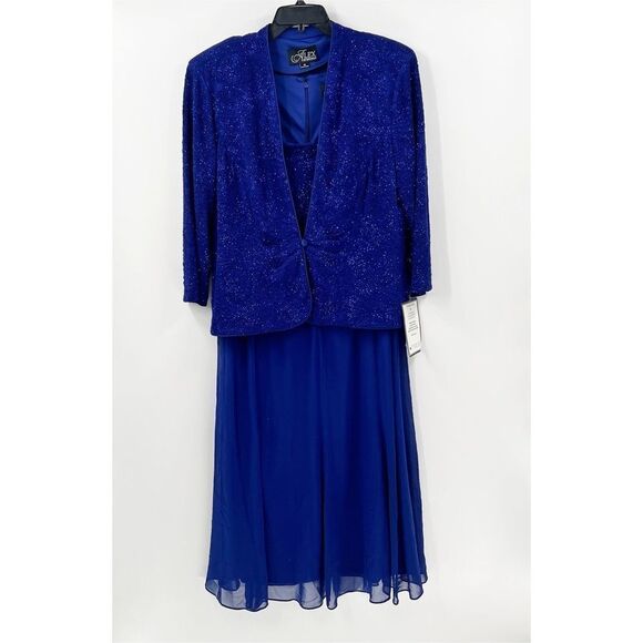 Alex Evenings Sparkle 2 Piece Dress - Picture 4 of 8